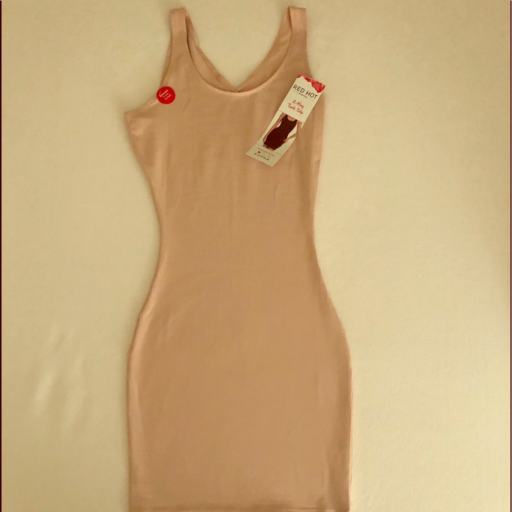 SOLD Red Hot Spanx In the Nude Tank Slip Size S